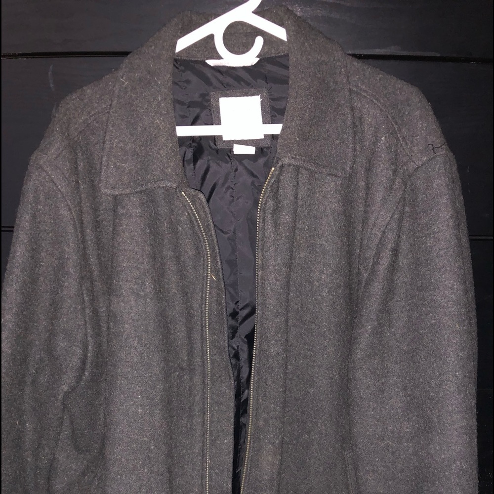 GAP Wool Jacket. Dark Grey.